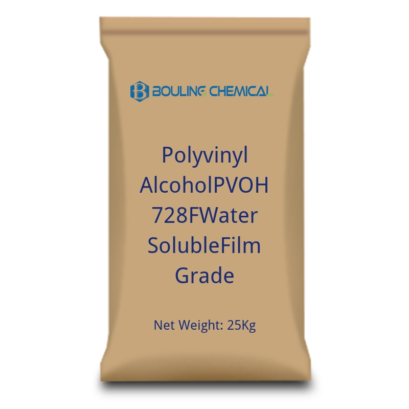 Película soluble en agua de alcohol polivinílico PVOH 728F-cas-9002-89-5 Película soluble en agua de alcohol polivinílico PVOH 728F-cas-9002-89-5