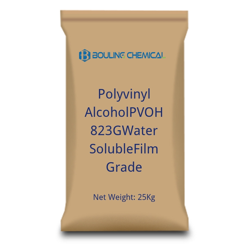 Alcohol polivinílico PVOH 823G, grado de película soluble en agua-cas-9002-89-5 Alcohol polivinílico PVOH 823G, grado de película soluble en agua-cas-9002-89-5