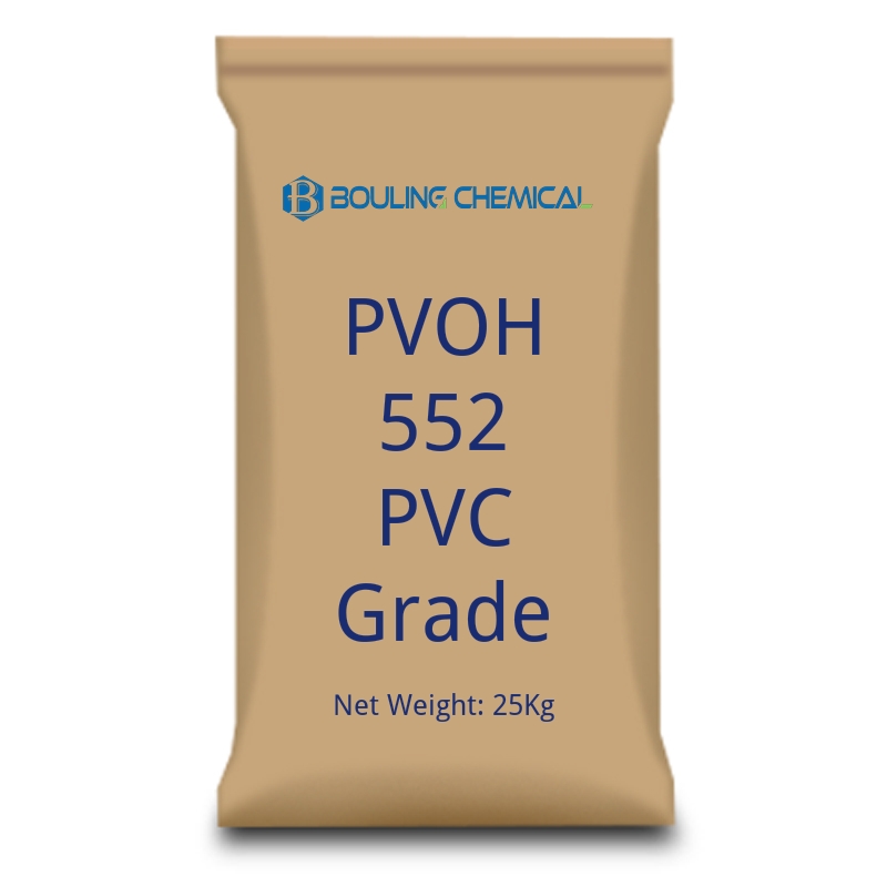 Grado de PVC PVOH 552-cas-9002-89-5 Grado de PVC PVOH 552-cas-9002-89-5